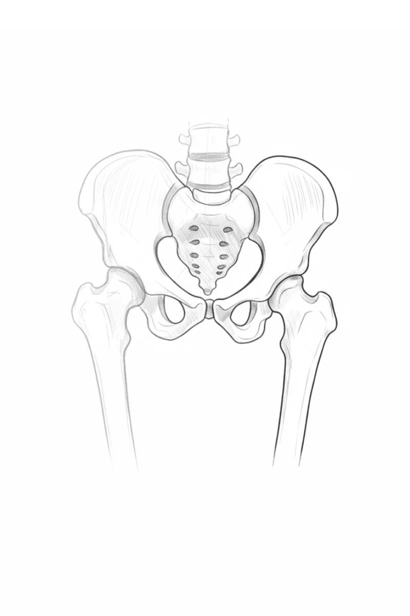 Joint replacement surgery illustration
