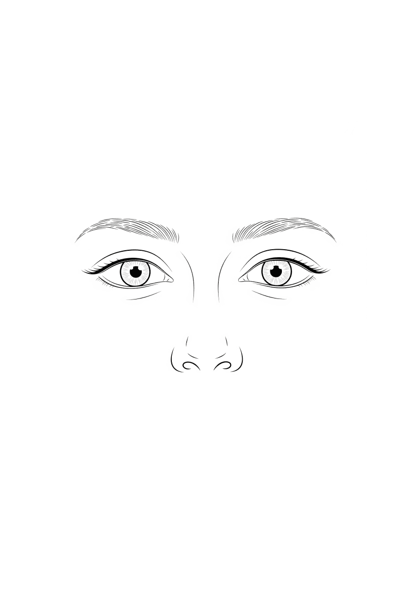 Ophthalmology medical illustration
